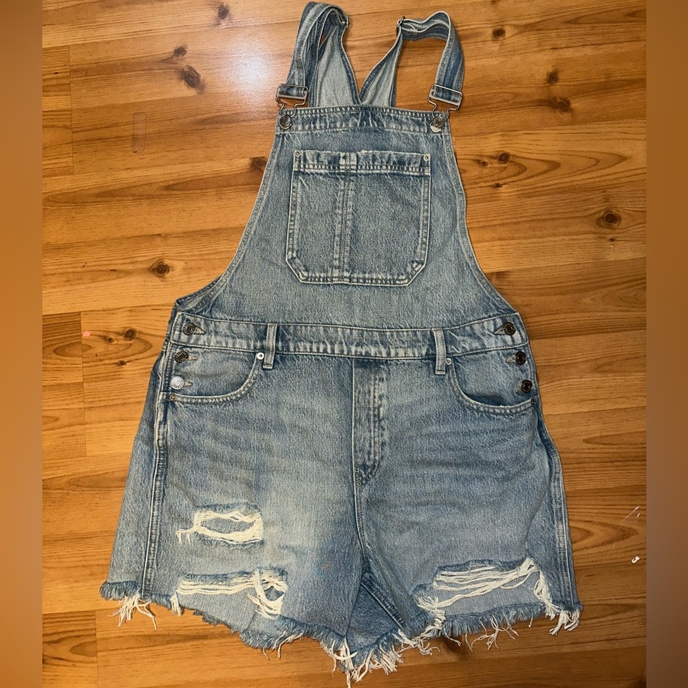 Large Garage overall shorts!